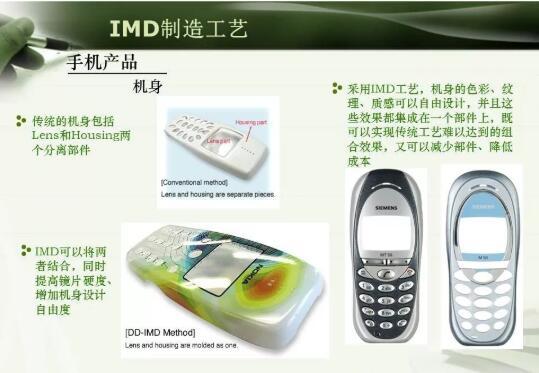 注塑模具IMD注塑成型工艺详解，以及应用场景说明